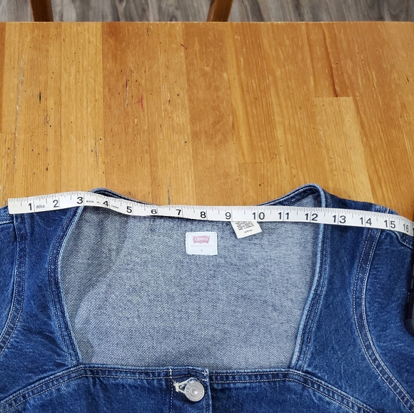 Levi's denim blouse/ top size S - Picture 14 of 17